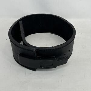 Powerlifting Heavy Leather Lever Round Belt Aliscofit